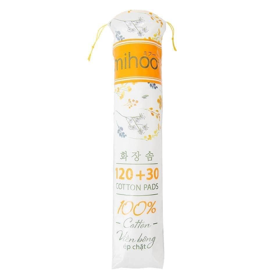 [Chính hãng] Bông tẩy trang Mihoo 150 miếng