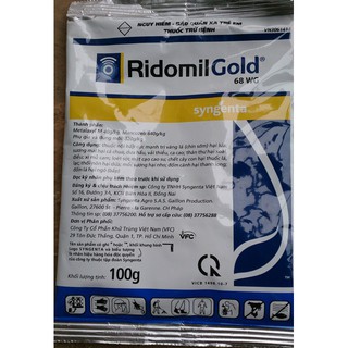 Thuốc trị nấm bệnh cây Ridomil Gold 68WP nhập khẩu-  chuyên dụng.