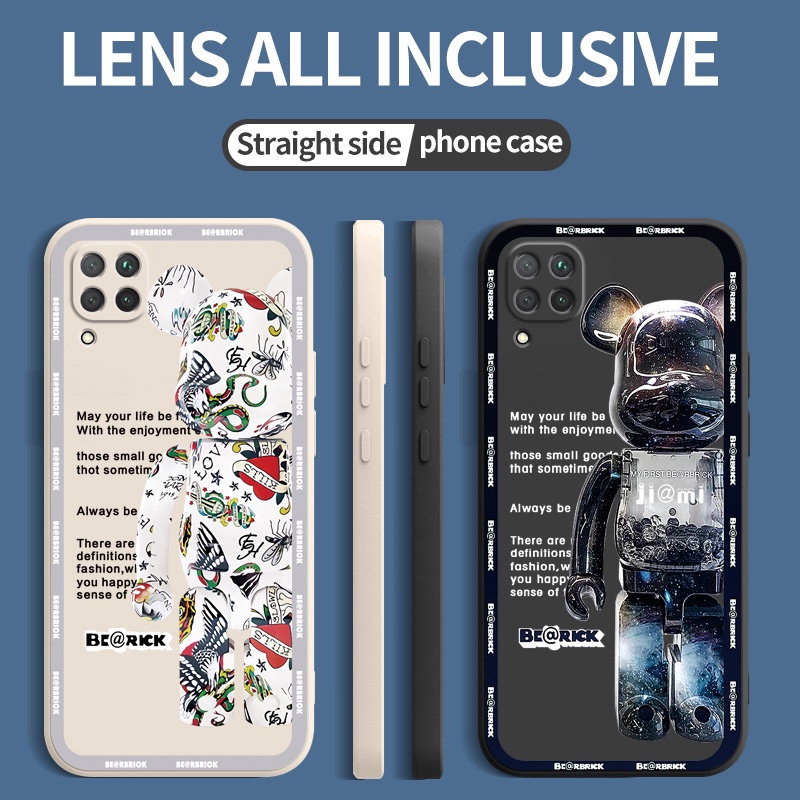 Ốp Điện Thoại Silicone Mềm Họa Tiết Gấu Độc Đáo Cho Samsung Galaxy A12 A22 A32 A52 A72 4G 5G A52S M12 M32 F22