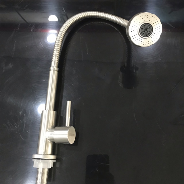 Vòi rửa chén lò xo lạnh inox 304 | BigBuy360 - bigbuy360.vn