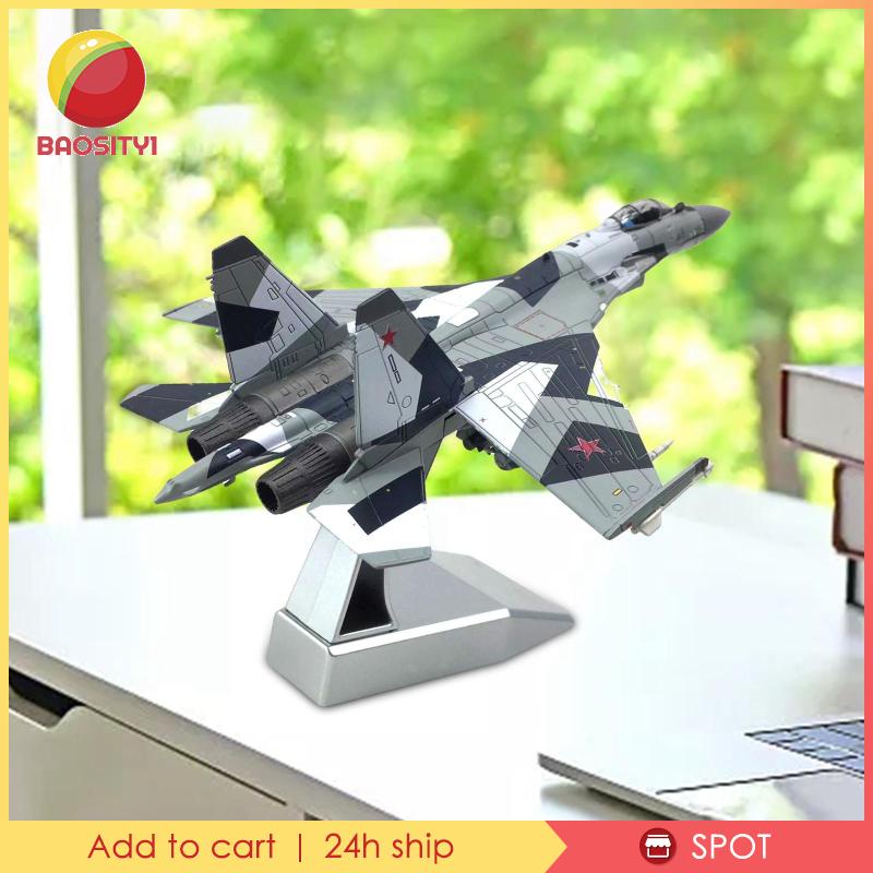 Mô Hình Máy Bay Chiến Đấu SU-35 Với Giá Đỡ Tỉ Lệ 1/100