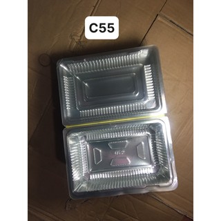 Combo 100 cái hộp nhựa trong  PP mã C55