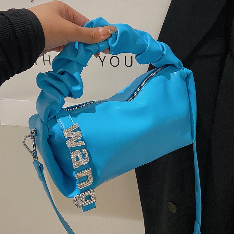 Túi đeo vai IELGY đính đá đơn giản có thể điều chỉnh thời trang cho nữ