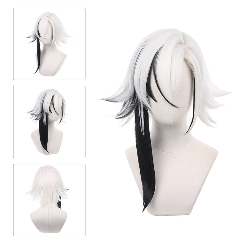 Tóc Giả Hóa Trang Nhân Vật Arlecchino Fatui Trong Game Genshin