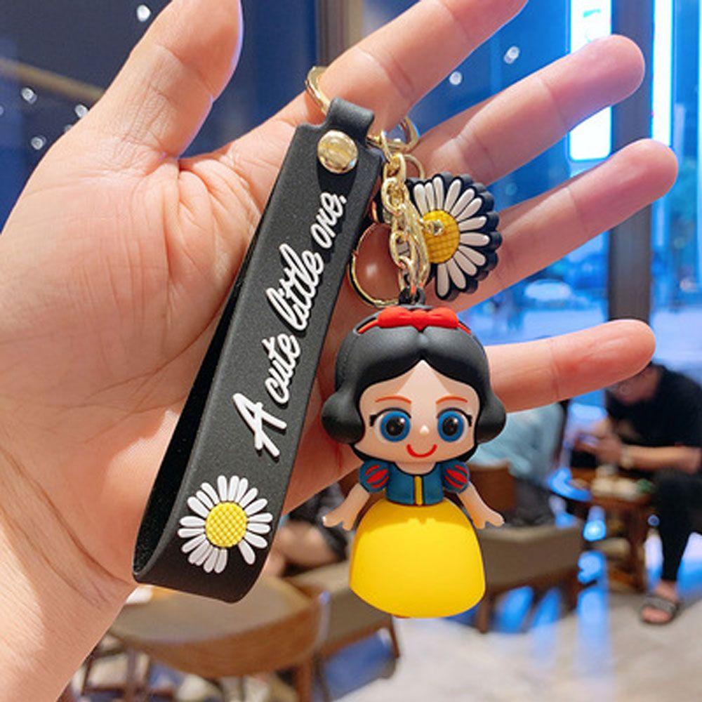 JUNE Móc Khóa Xe Hơi Hình Búp Bê Nhiều Màu Thời Trang