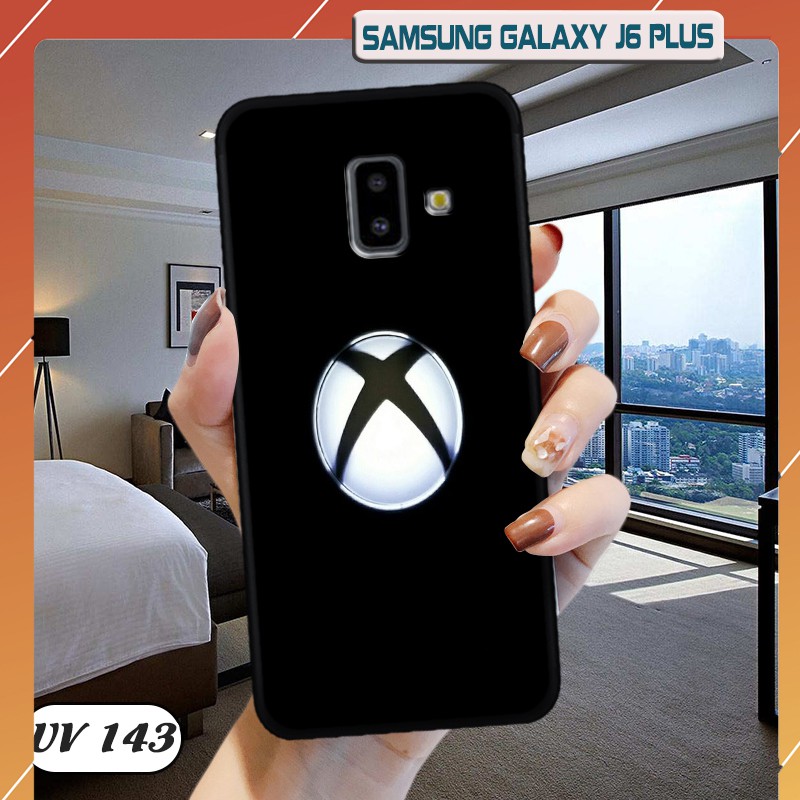 Ốp lưng Samsung Galaxy J6 Plus lưng nhám viền dẻo