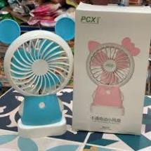 Quạt Tích Điện Mini Có Đèn Cầm Tay Cho Bé-phukienpt91