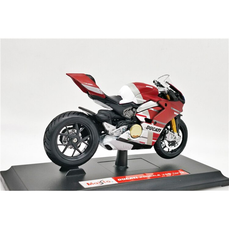 XE MÔ HÌNH - MOTO Siêu xe DUCATI Panigale V4 S Corse - MAISTO tỷ lệ 1:18