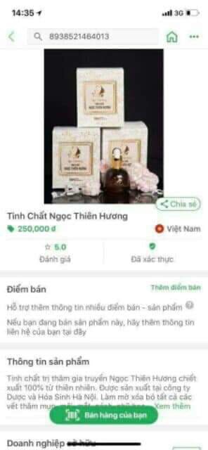 Tinh chất Ngọc Thiên Hương chính hãng date 2024 | BigBuy360 - bigbuy360.vn