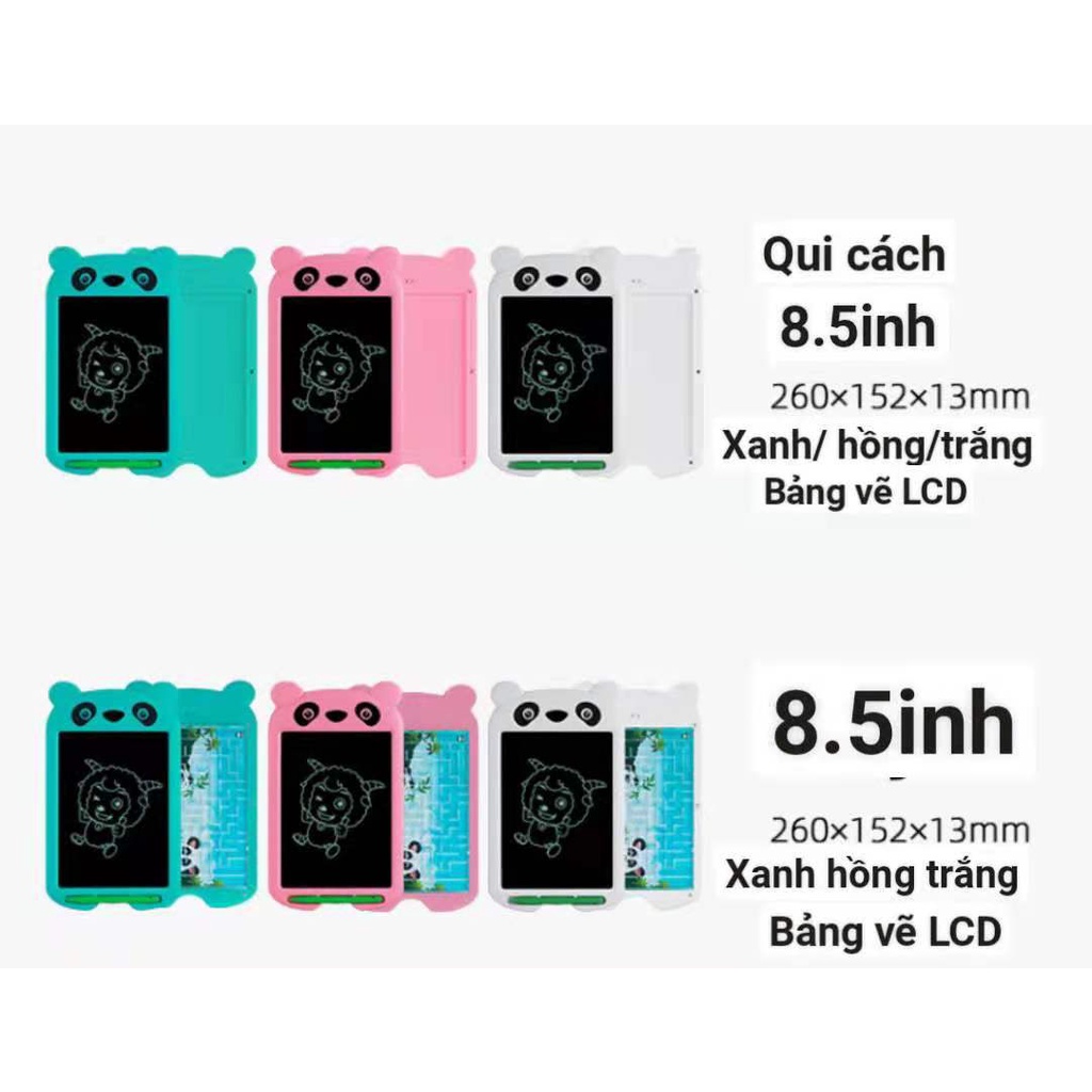 Chuyên sỉ-[Hàng hót] Bảng Viết Tự Xoá  Điện Tử 3D𝑭𝑹𝑬𝑬𝑺𝑯𝑰𝑷Bảng vẽ Bảng Điện Tử LCD Thông Minh Cho Bé JY085 Đa Màu