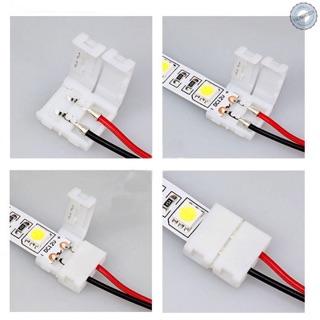 SÉT 5 DÂY NỐI ĐÈN LED CUỘN 2 CHÂN BẢN 8mm ( KHÔNG DÙNG ĐƯỢC CHO LED THANH)