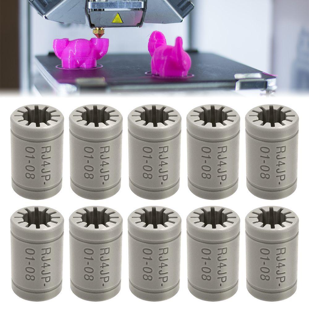 Set 10 Vòng Bi Tuyến Tính RJ4JP-01-08 Chuyên Dụng Cho Máy In 3D Prusa i3