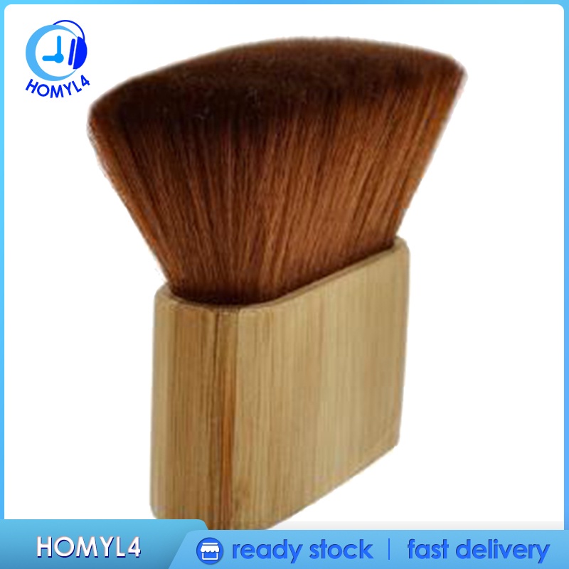 Chổi Quét Tóc Mềm Mại Tay Cầm Gỗ Chuyên Dụng Cho Salon Làm Tóc