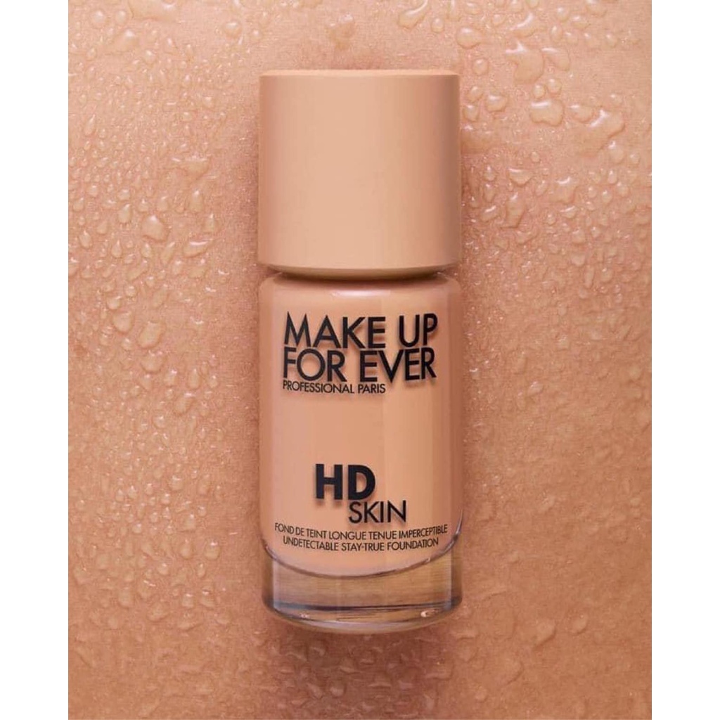 KEM NỀN CHE KHUYẾT ĐIỂM LÂU TRÔI MAKE UP FOR EVER HD SKIN UNDETECTABLE LONGWEAR FOUNDATION 30ML CHÍNH HÃNG - 11451