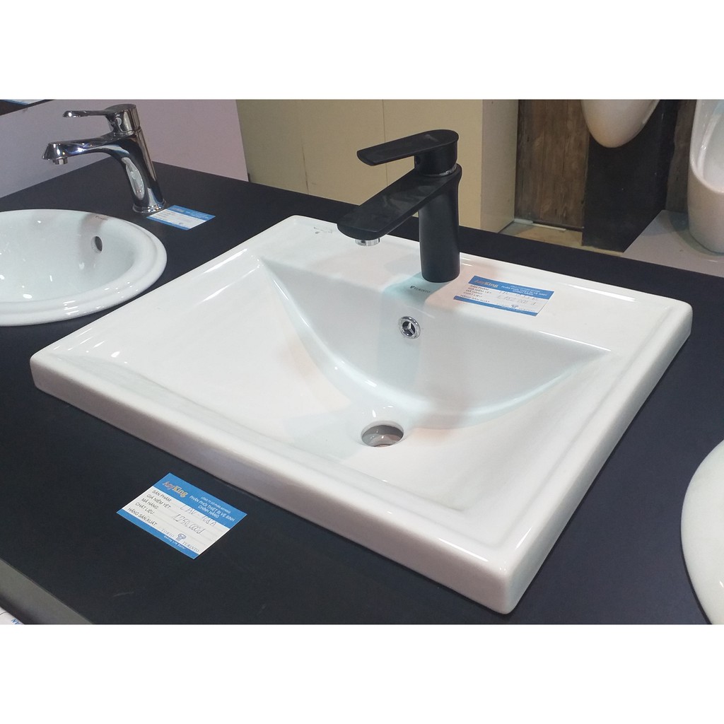 CHẬU RỬA LAVABO ÂM BÀN DƯƠNG VÀNH - LAV108A