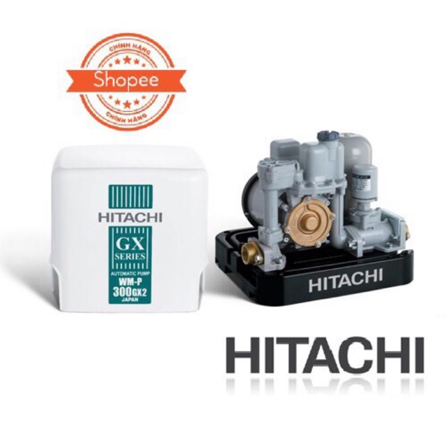 Máy bơm nước tăng áp Hitachi WM-P300GX2-SPV, bảo hành 3 năm