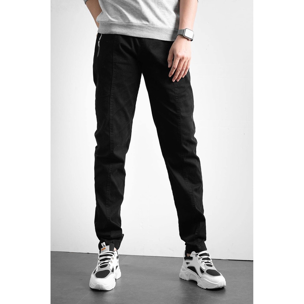 Quần kaki kéo khóa dáng slimfit trẻ trung