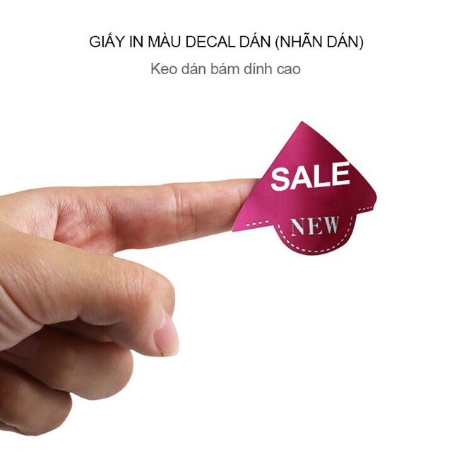 Giấy Decal A4, A3 50 tờ/xấp