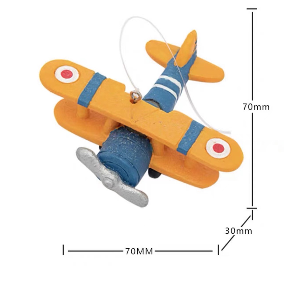 Trang Trí Hồ Cá Máy Bay
