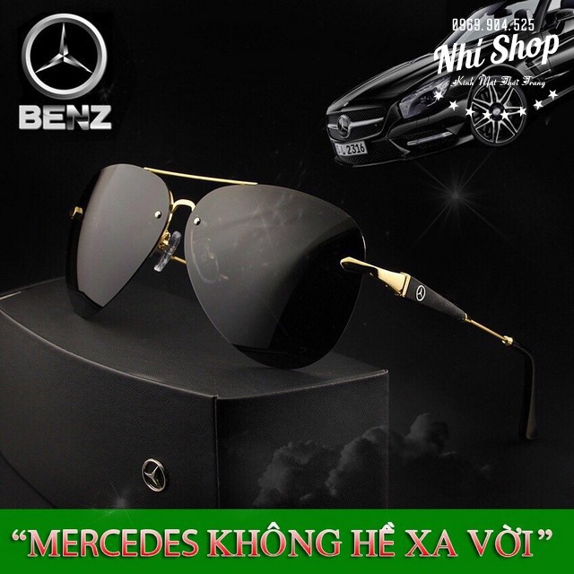 Kính Mát Nam Mercedes-Benz Tròng Polaroid T1140 Cao Cấp - Mắt Kính Nam Thời Trang Mercedes-Benz Polaroid Giá Rẻ