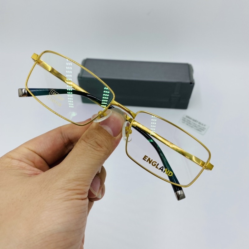 Gọng kính ENGLAND Titanium mạ vàng 18k cao cấp