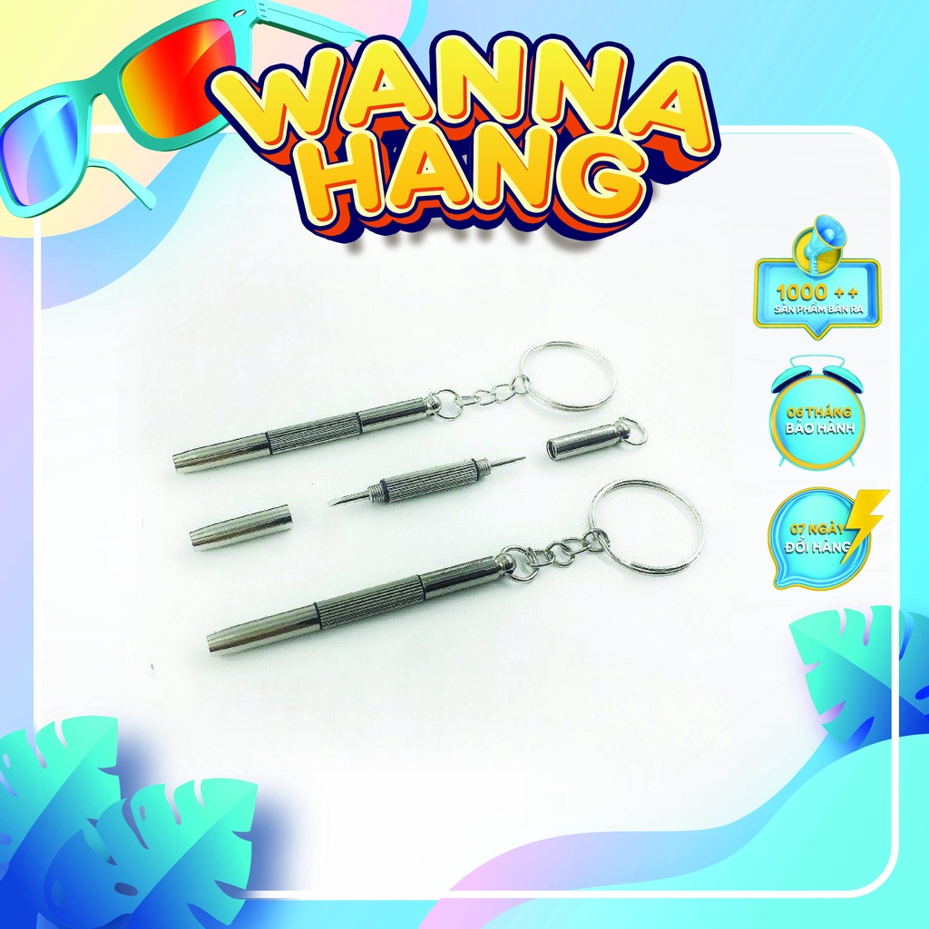 Móc Khóa Tua Vít Sửa Chữa Gọng Kính, Máy Tính, Điện Thoại, Chuyên Dụng P015 Wanna Hang