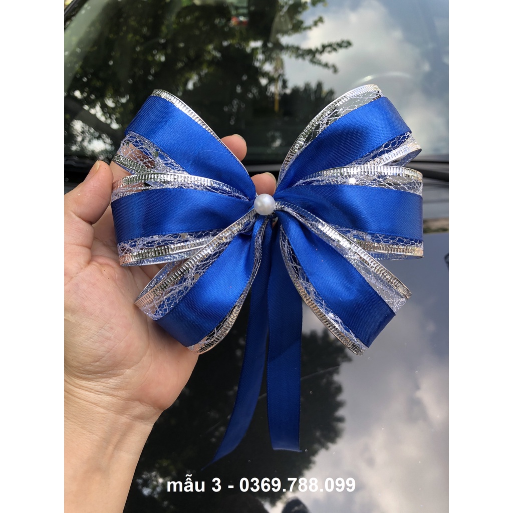 Nơ các màu trang trí set quà, giỏ hoa quả, quà tết