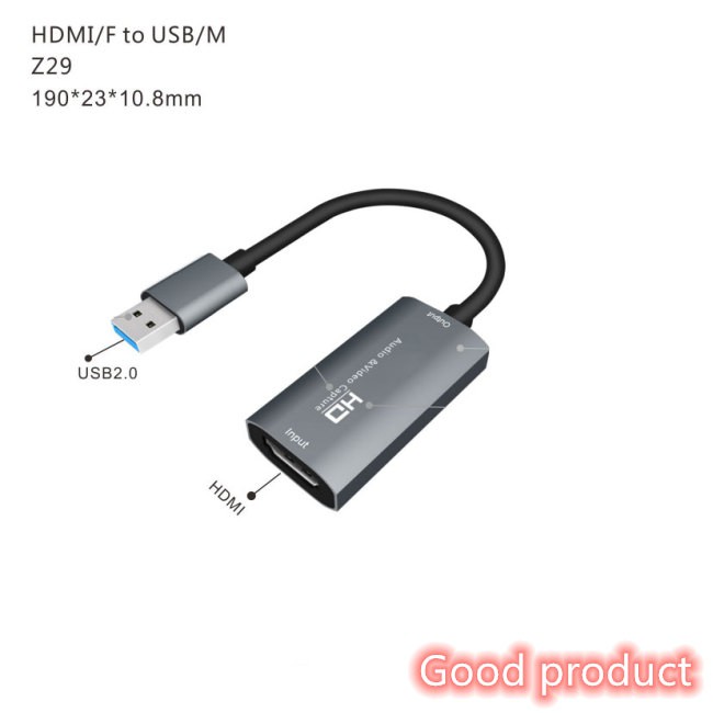 Đầu Thu Hình Ảnh Usb 3.0 Hdmi Hd Cho Ps4 Dvd Camera Live Streaming 5.0