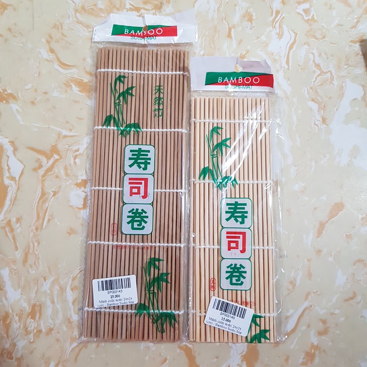 Mành Gỗ Cuộn Sushi,  Kimbap - Bamboo Sushi Mat