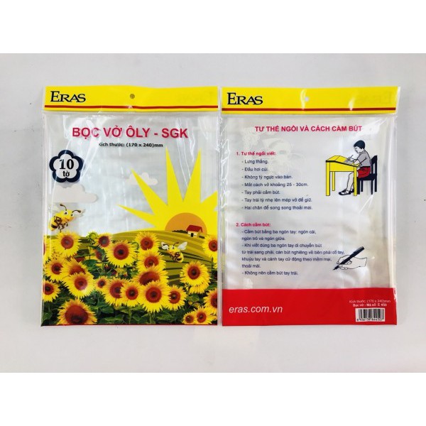 BỌC SGK VÀ VỞ DẠNG TỆP E450