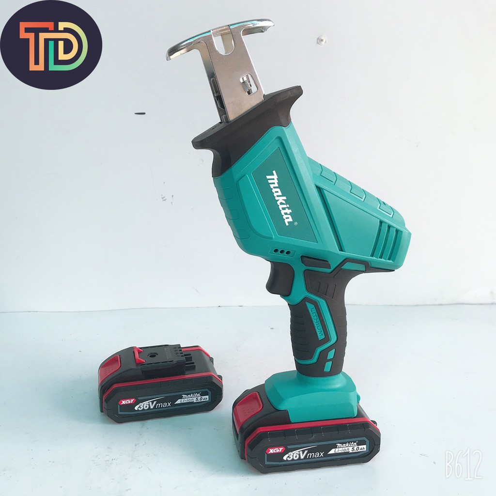 Máy cưa kiếm Makita pin 36V (2 pin 1 sạc) Tặng 4 lưỡi cưa