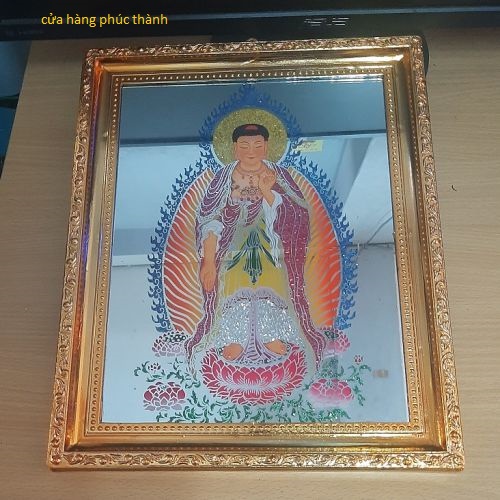 bài vị chạm Di đà