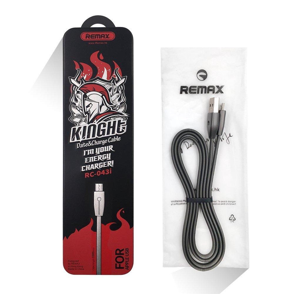 Cáp sạc nhanh REMAX KNIGHT Lightning RC-043i cho Iphone - Cáp Iphone