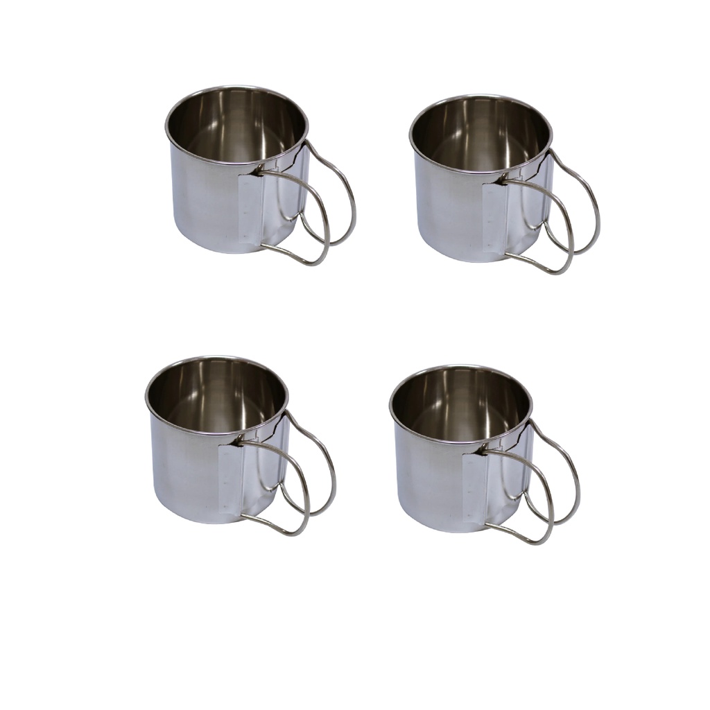 Daiso Ca Inox Không Gỉ Stainless Steel Mug