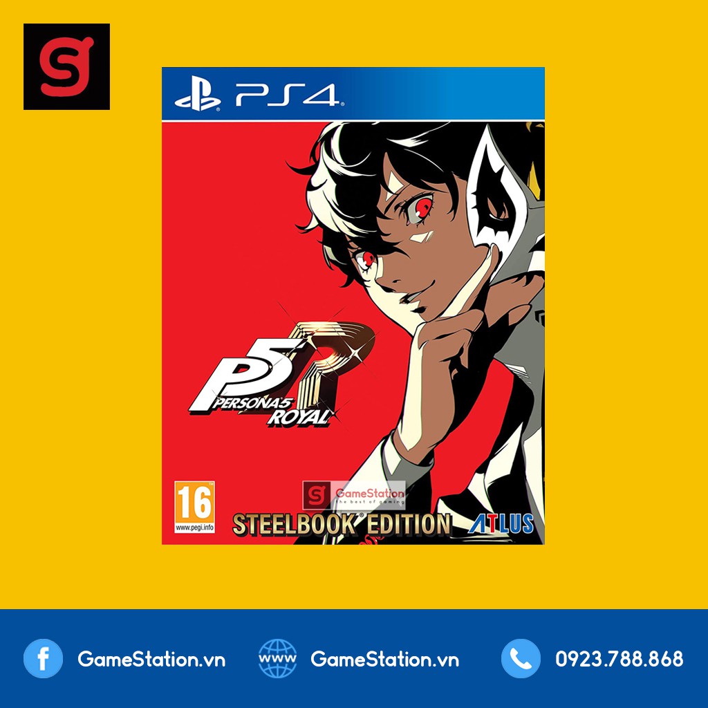 Đĩa Game PS4: Persona 5 Royal Steelbook Edition - hệ EU