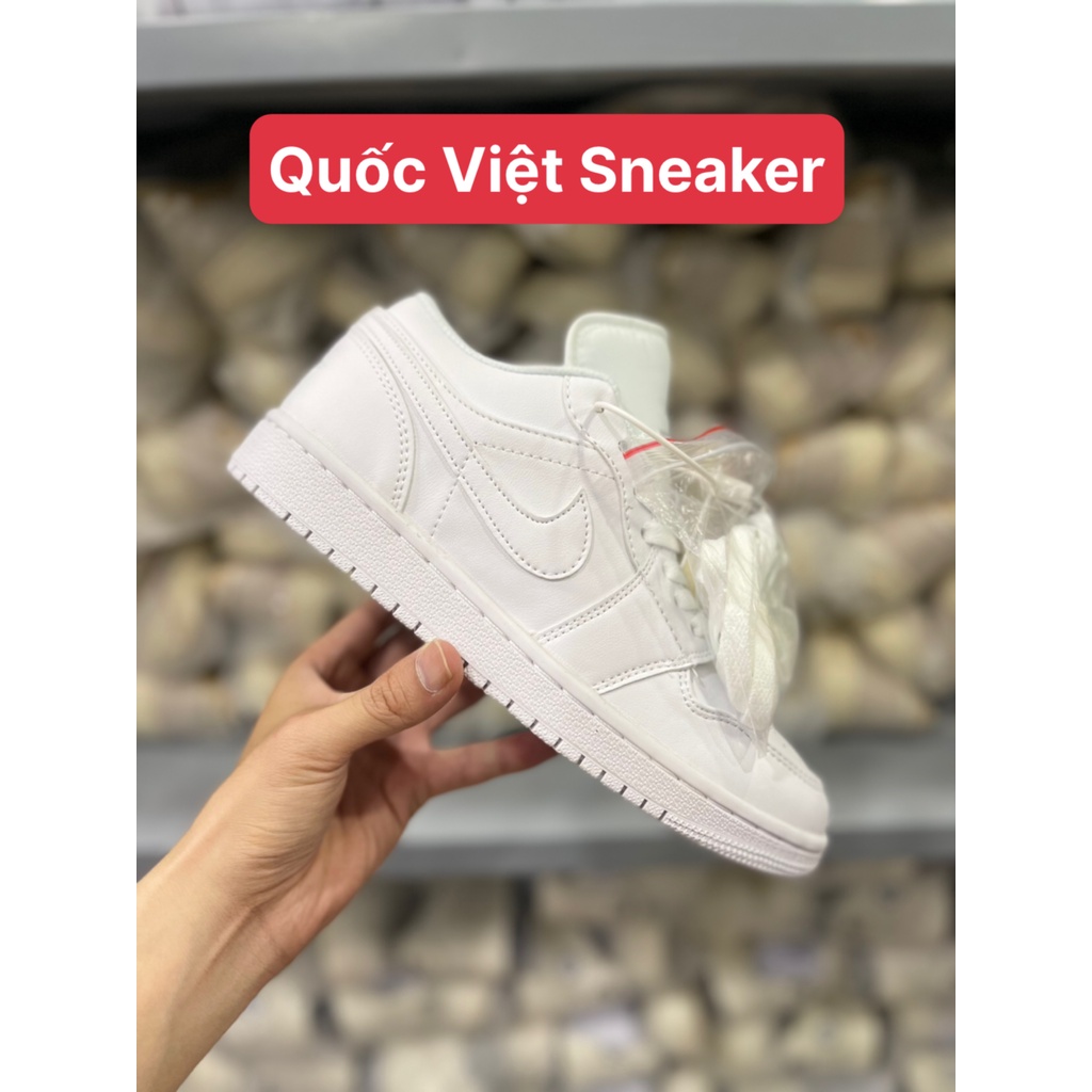 (Ảnh Thật + FullBoxBV) Giày Sneaker thể thao trắng full 1;1