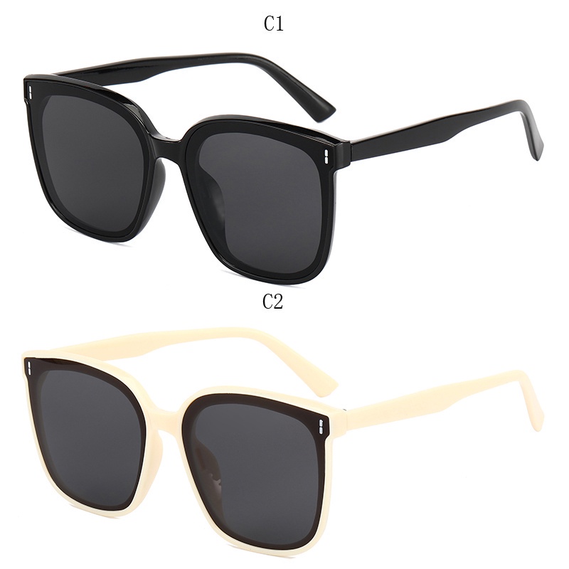 Kính Mát Gọng Vuông Chống Tia UV Thời Trang Mùa Hè Cho Nam Và Nữ