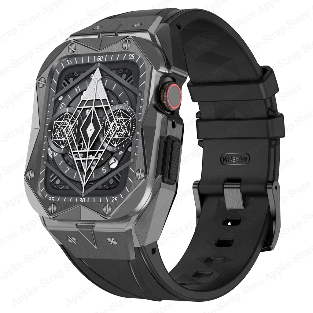 Dây Đeo 44mm 45mm Luxus Mod Cho Đồng Hồ Thông Minh Apple Band Ultra 8 7 Runnber 8 7 se 6 5 4