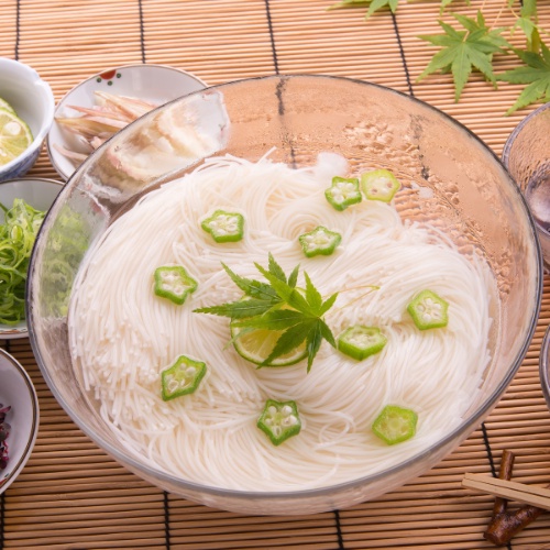 Mì Somen Nhật Bản dai mịn, nhỏ mảnh 200G | Dùng mì nóng, lạnh