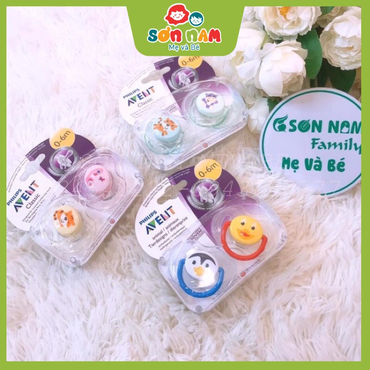 Ty ngậm Avent cho bé 0-6 tháng