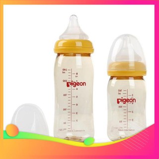 Nxg27 bình sữa pigeon softouch cổ rộng dung tích 160ml và 240ml-ppsu