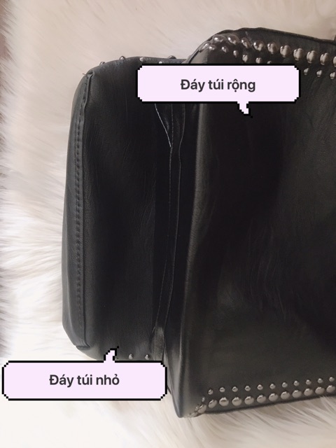 [SẴN - Loại 1 có clip so sánh] Túi tote da mềm đeo vai, đeo chéo đinh tán quai xích Hàn Quốc, vừa A4 - P025 | BigBuy360 - bigbuy360.vn