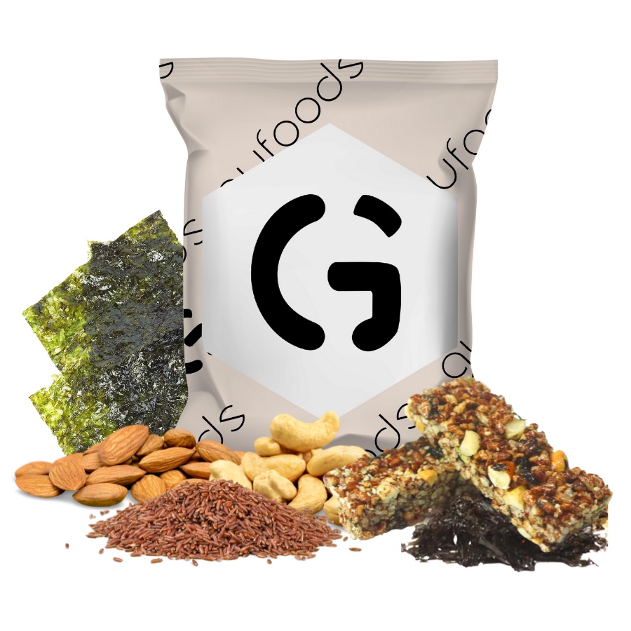 Thanh gạo lứt ngũ cốc ăn kiêng GUfoods (2 vị Rong biển / Mix trái cây) - Lành mạnh, Ăn kiêng, Eat clean (200g/330g)