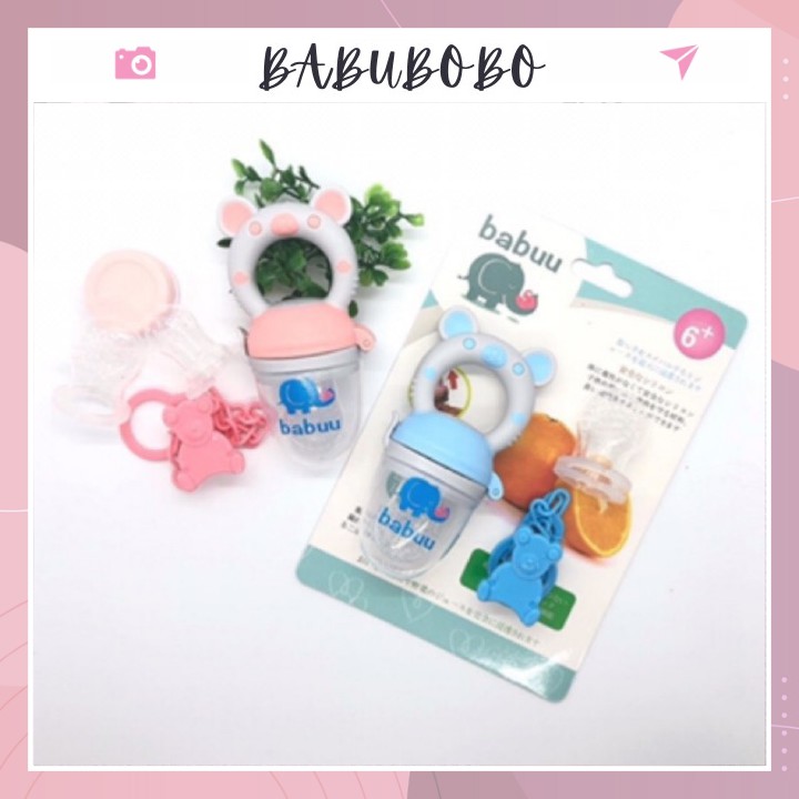 Túi Tập Nhai Chồng Hóc Cho Bé Ăn Dặm Cao Cấp Babuu Nhật BB03 Babubobo