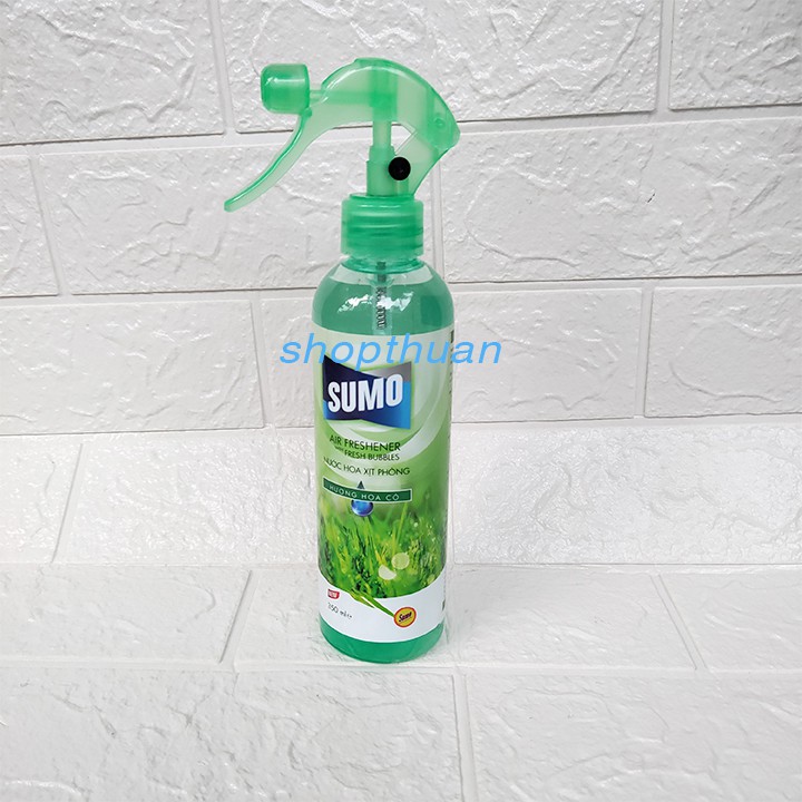 Nước hoa xịt phòng cao cấp Sumo 350ml có vòi, hương thơm dễ chịu - xịt phòng Sumo