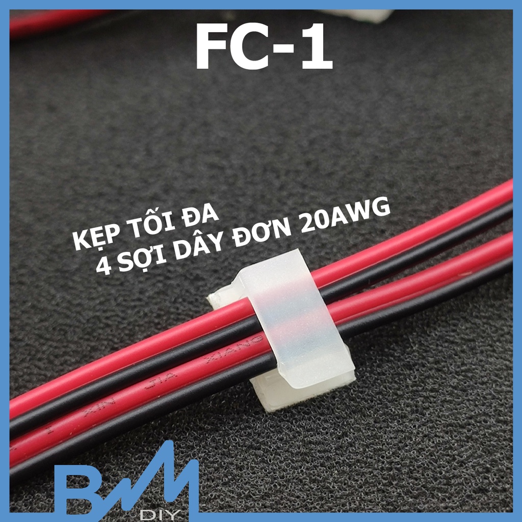 Kẹp cố định dây có keo dán sẵn