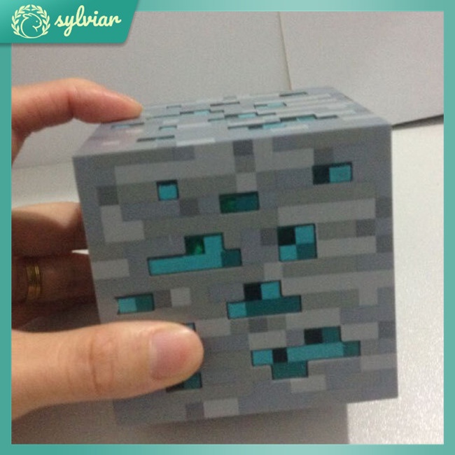 Đèn LED Hình Vuông Họa Tiết Minecraft Độc Đáo Làm Quà Tặng Giáng Sinh