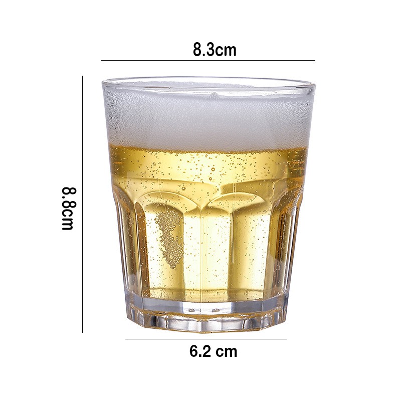 Ly thủy tinh Central Hiball Lùn 250ml chuyên cho quán trà đá , cà phê Nhập khẩu INDONESIA