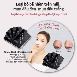 Miếng dán lột mụn đầu đen Goodbye BlackHead Ciracle 5ml