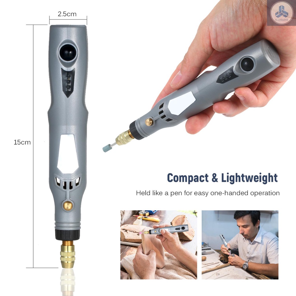 Bộ Máy Mài Đánh Bóng Cầm Tay Mini Đa Năng 6000-15000rpm 3 Trong 1